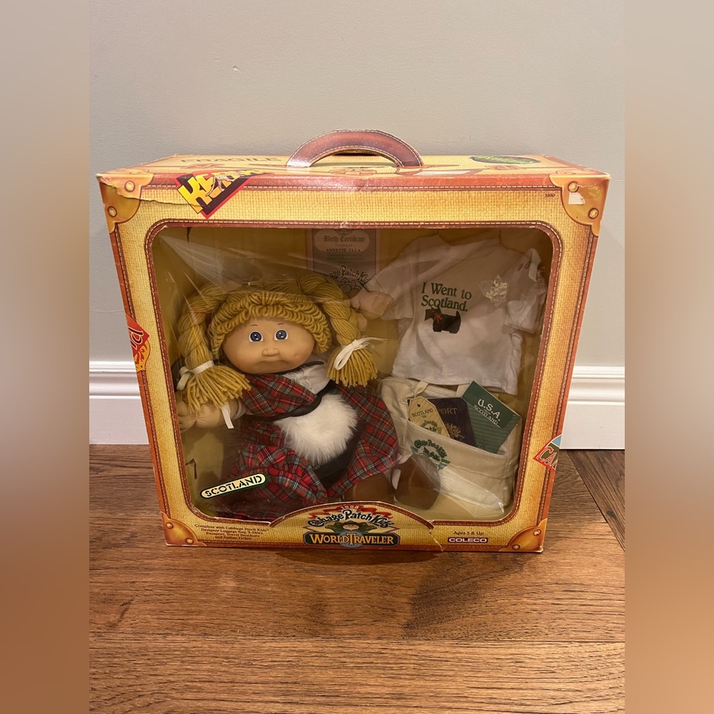 Cabbage Patch World Traveler Scotland doll